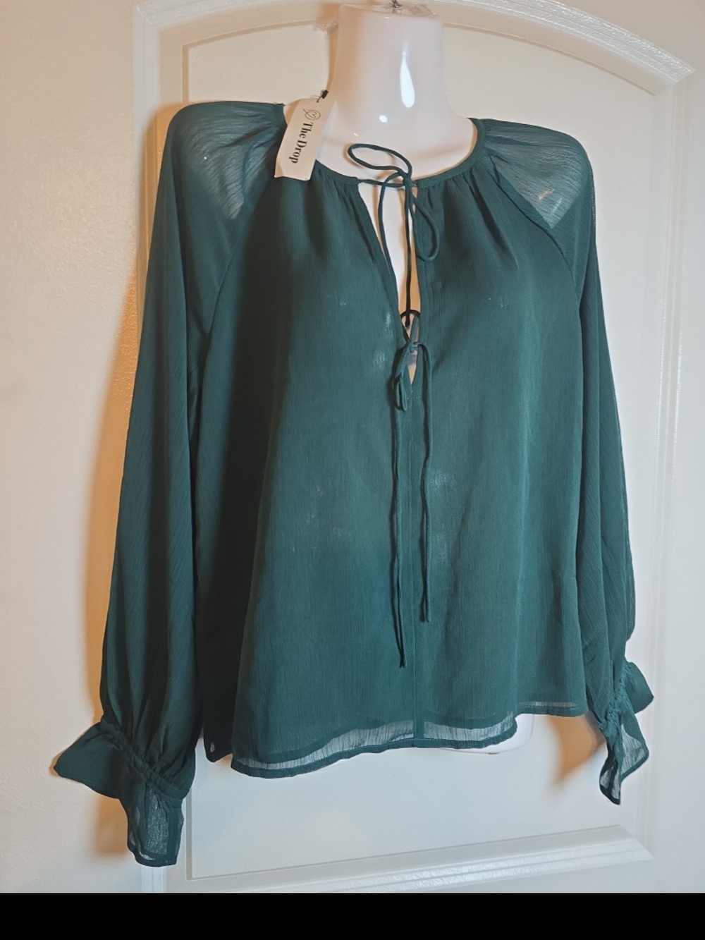 The Drop by Amazon Green flowy top oversized